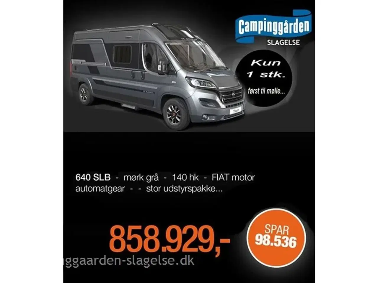 Billede 1 - 2023 - Adria Twin Supreme 640 SLB   VOGNEN ER PÅ LAGER - NEDSAT KR 98.536,-
