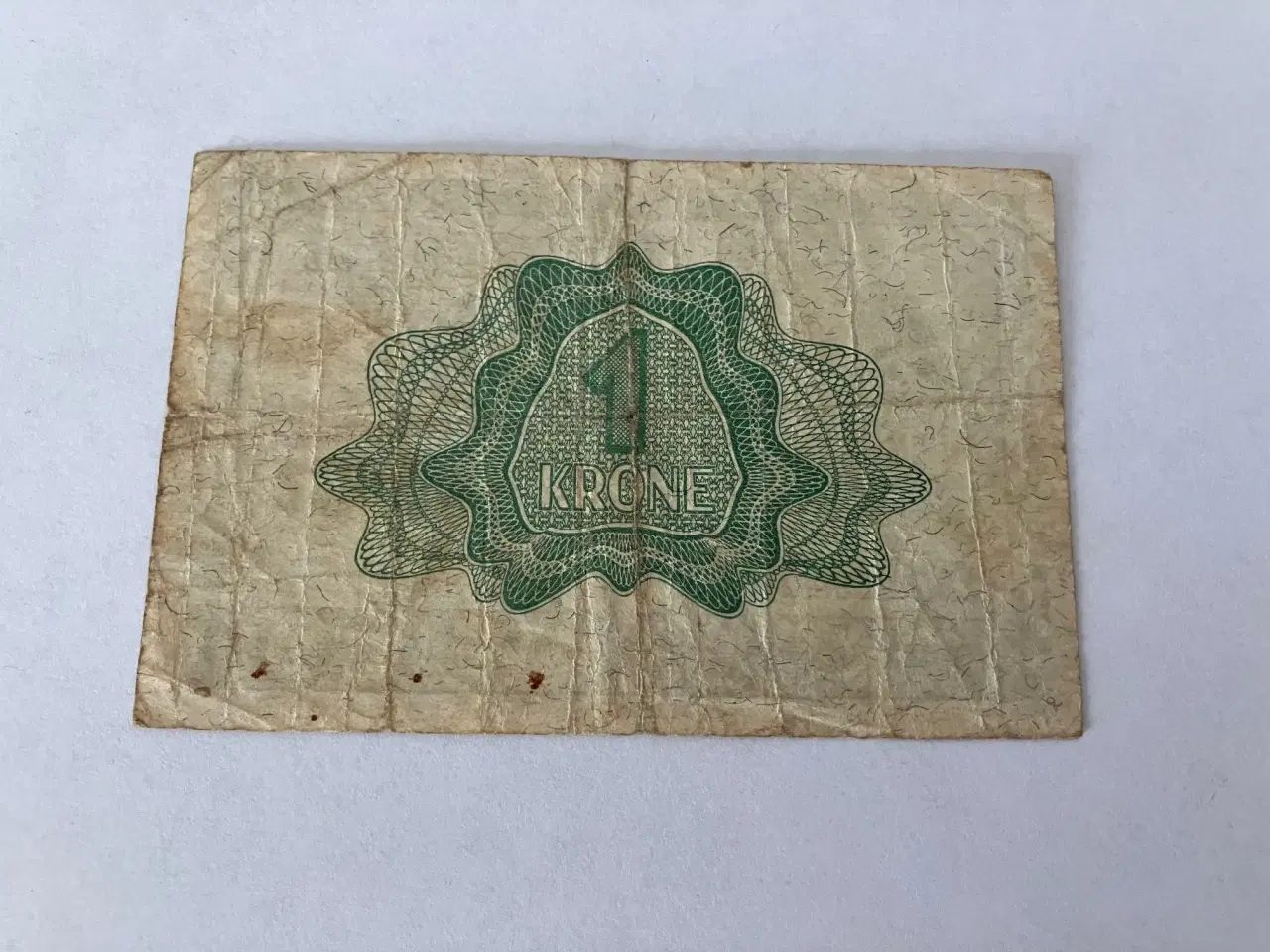 Billede 2 - 1 Krone 1944 Norge - Slidt