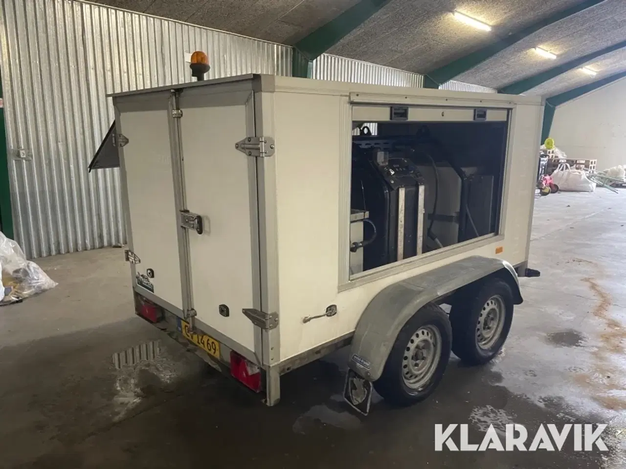 Billede 5 - Trailer med hedvandsrenser Nilfisk Alto