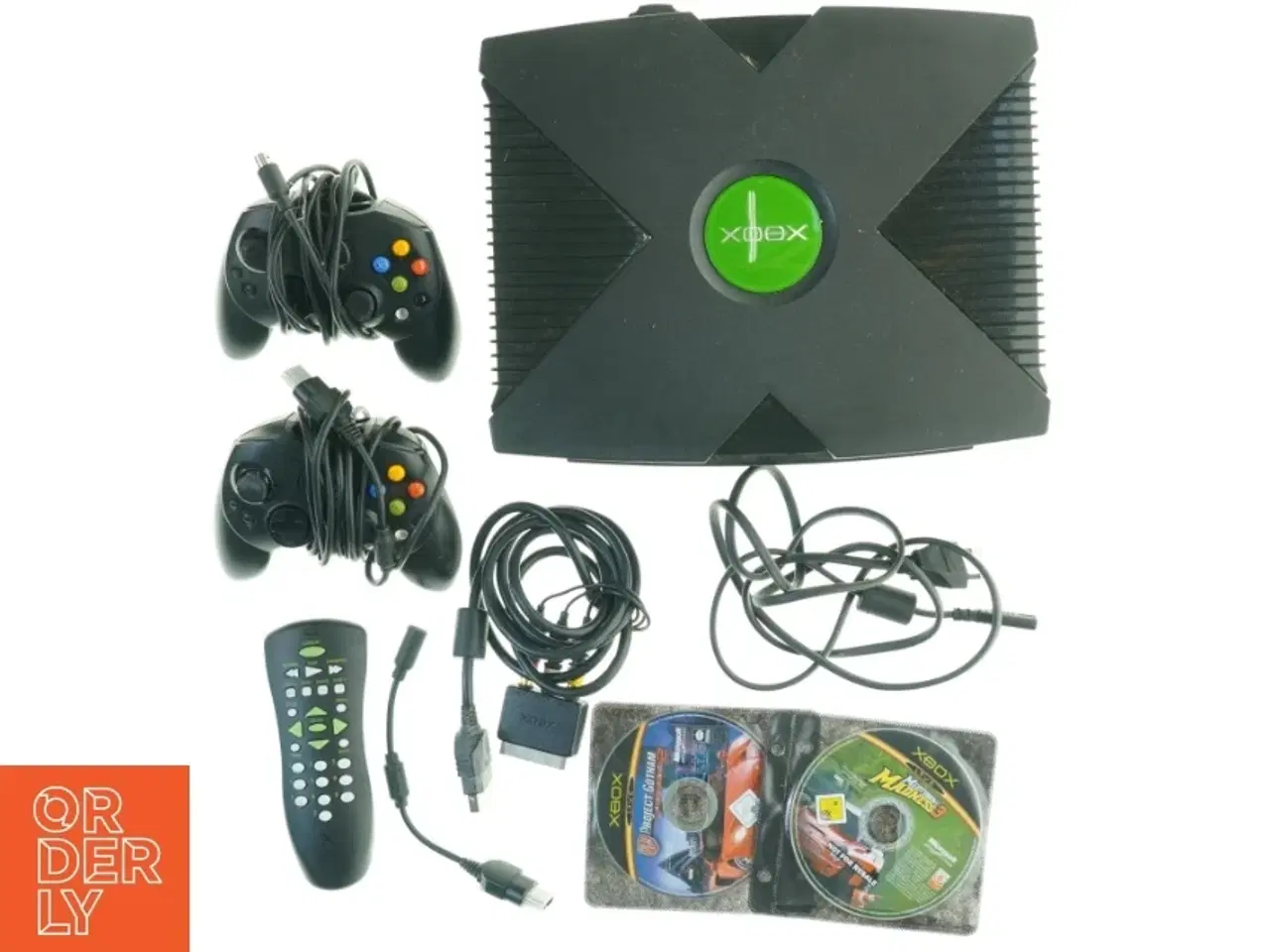 Billede 1 - Original Xbox konsol med tilbehør fra Xbox (str. 32 x 24 x 7 cm)