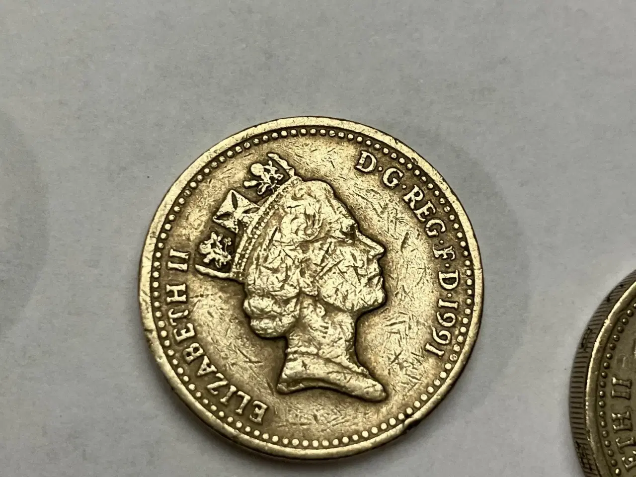 Billede 1 - 1 Pound England 1991