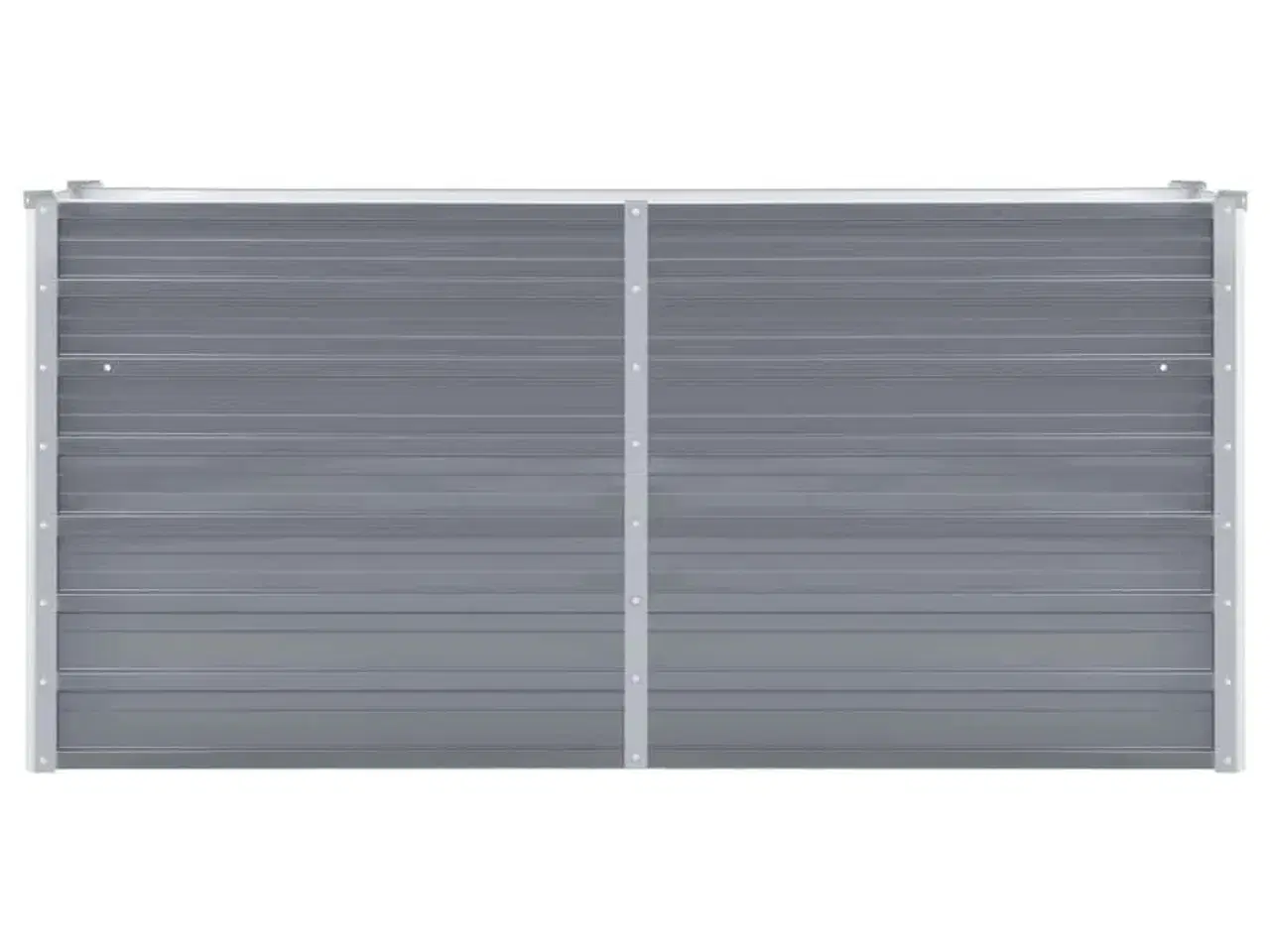 Billede 3 - Højbed 160x40x77 cm galvaniseret stål grå