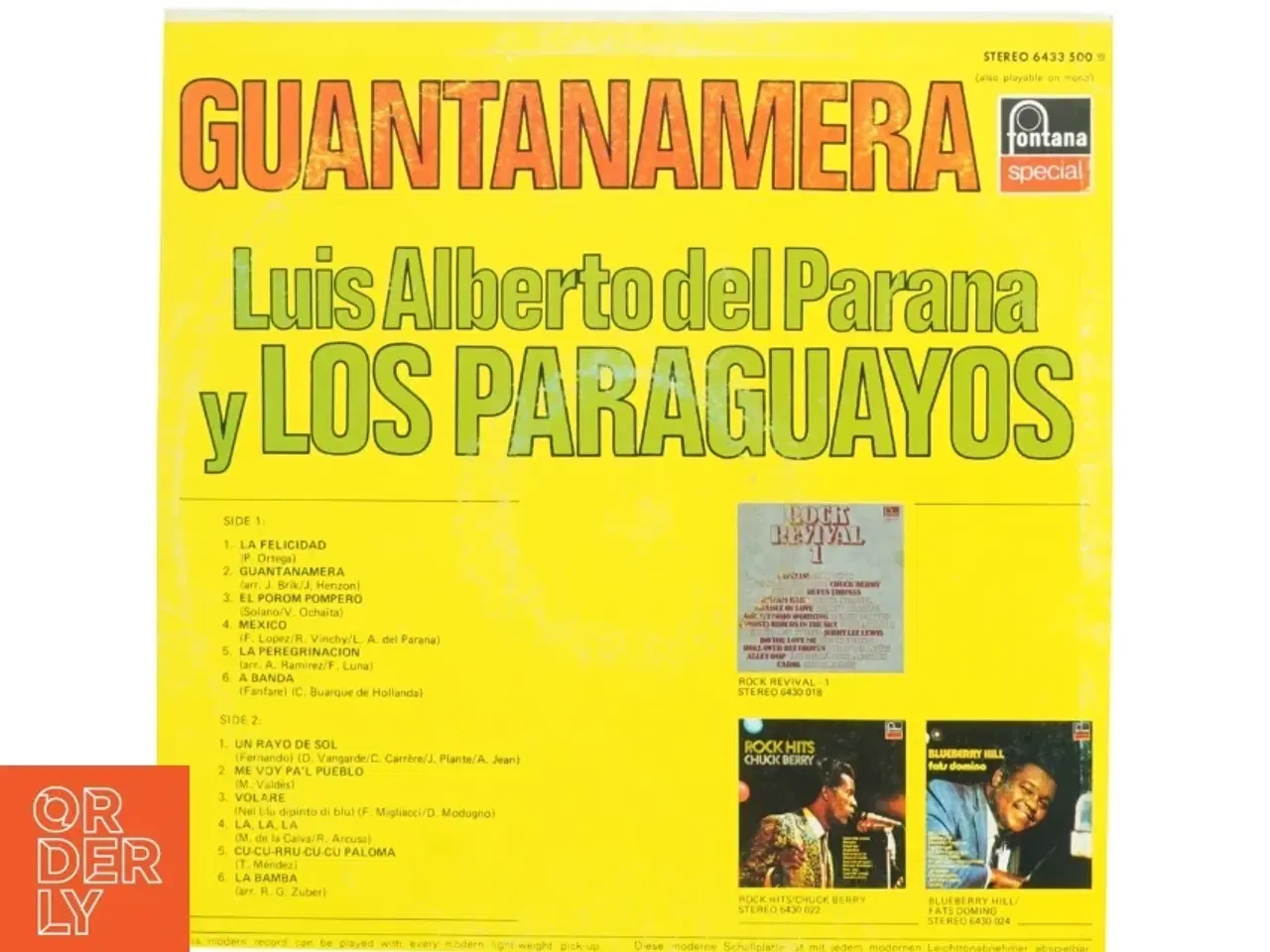 Billede 8 - Luis Alberto del Parana & Los Paraguayos - Guantanamera LP