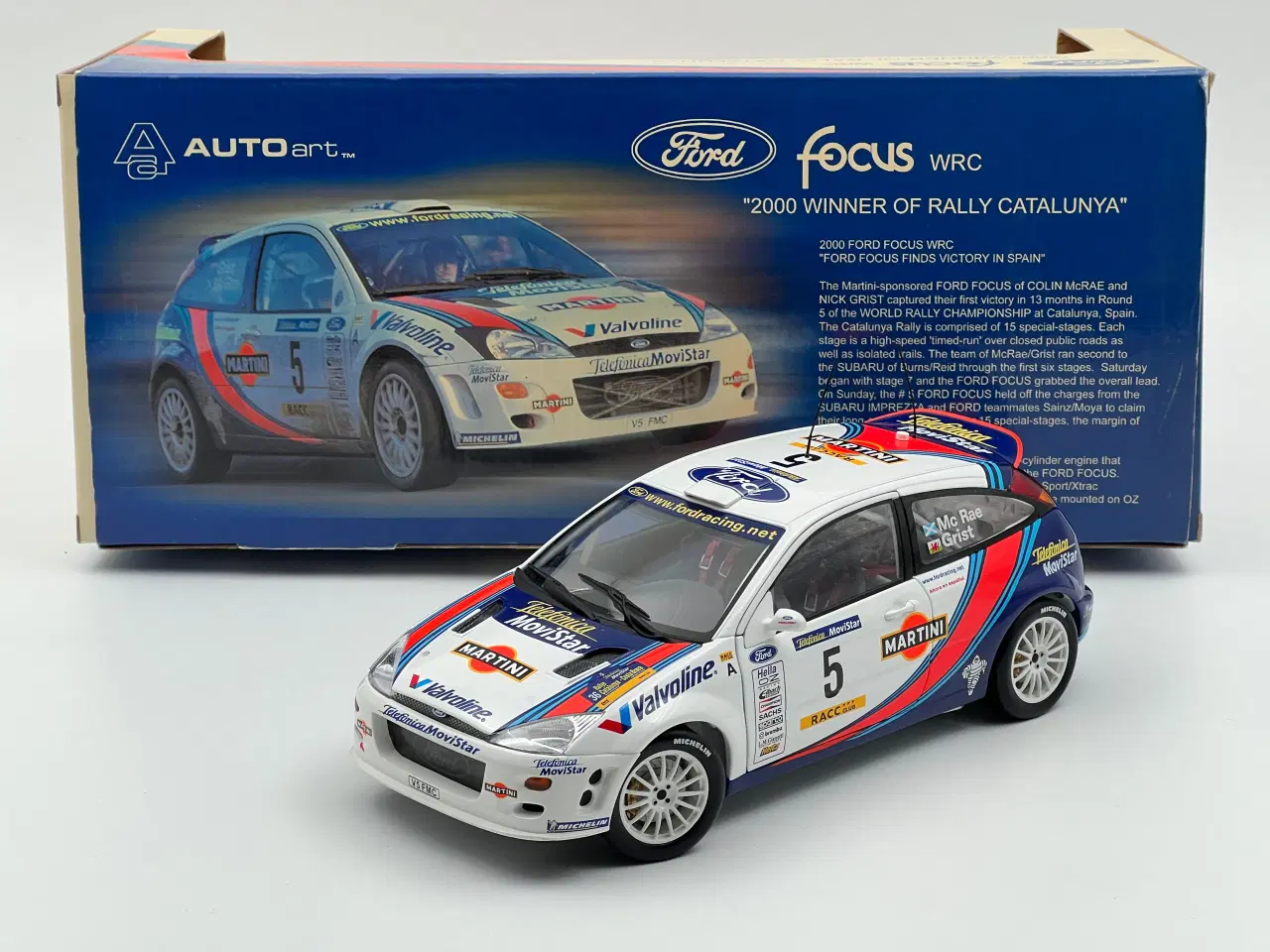 Billede 1 - 2000 Ford Focus RS WRC AUTOart - 1:18