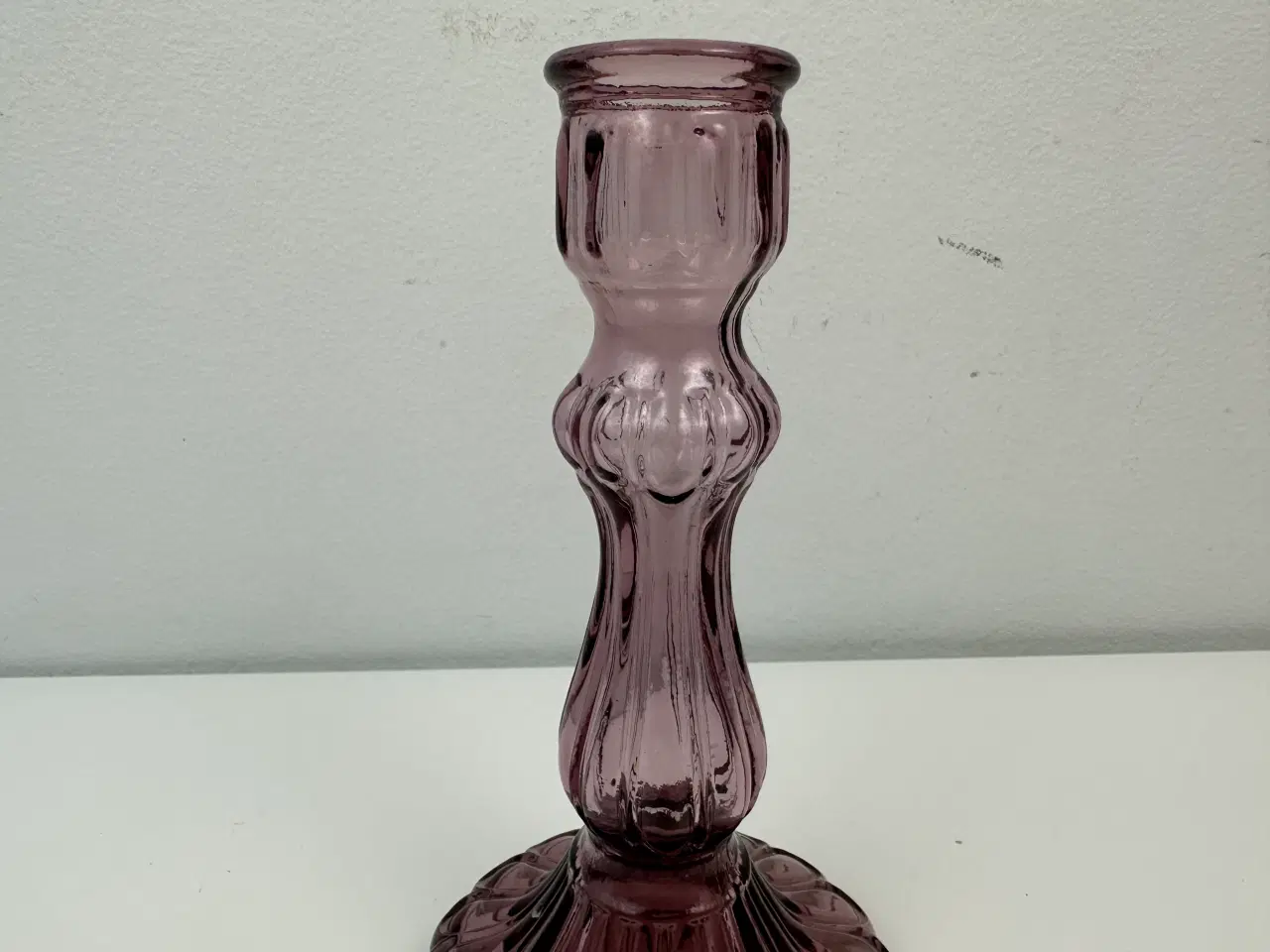 Billede 3 - Ældre vase i glas