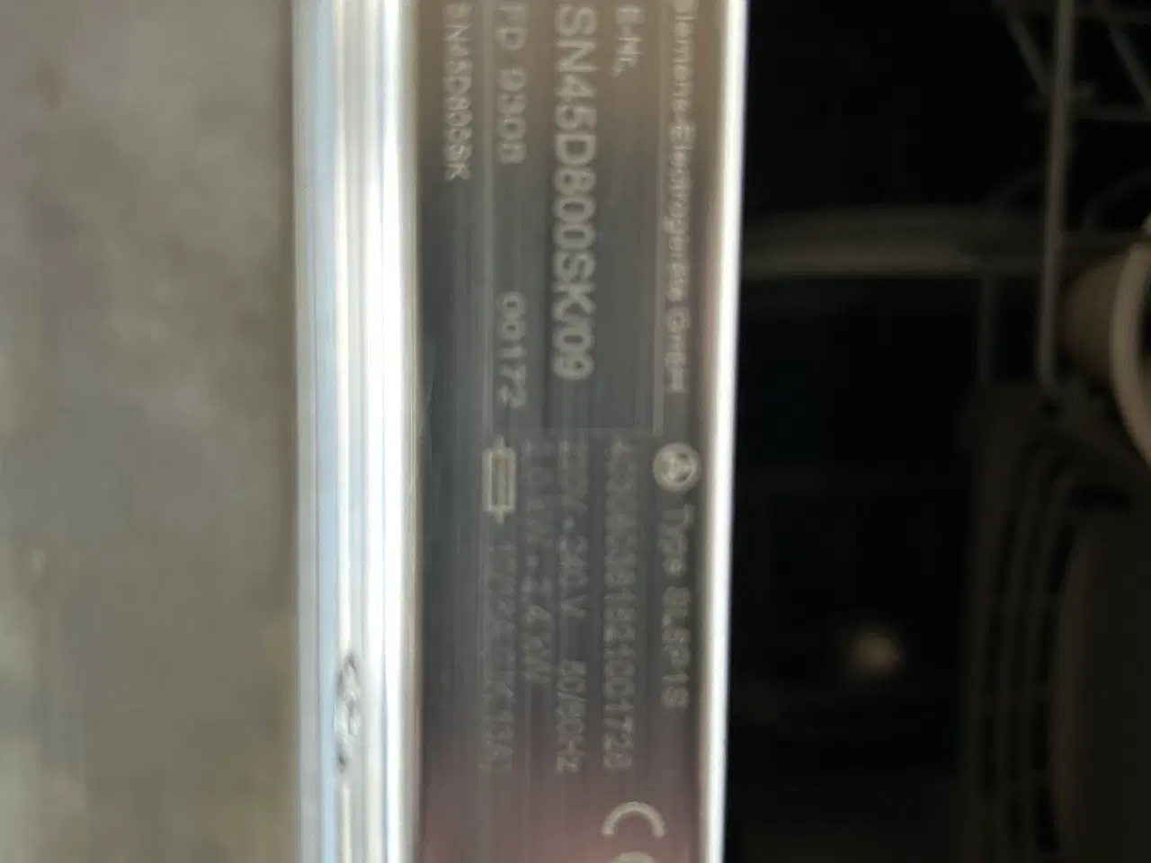Billede 3 - Siemens opvaskemaskine SN45D800SK