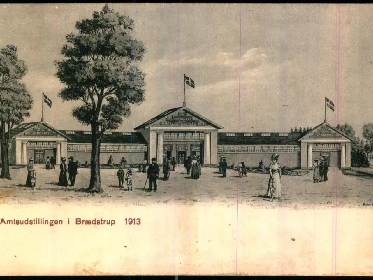 Billede 1 - Amtsudstilling i Brædstrup 1913 - Nielsen 82783 - Brugt