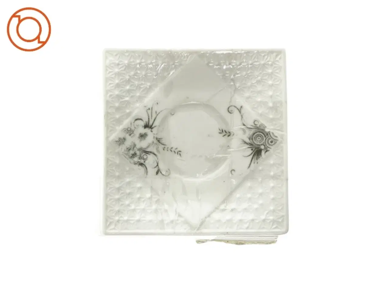 Billede 2 - Firkantede tallerkner (6 stk) (str. 12x12 cm)