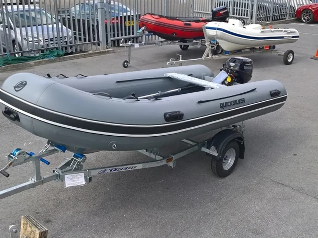 Billede 1 - Motorbåd Quicksilver 380 Alu-Rib inkl. 30 HK motor