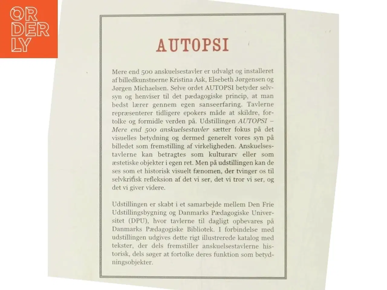 Billede 3 - Autopsi af Kristina Ask (Bog)