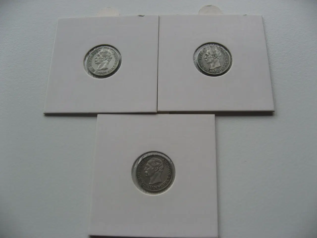 Billede 2 - Flotte sølv 10 ører 1907,10,12, samlet pris