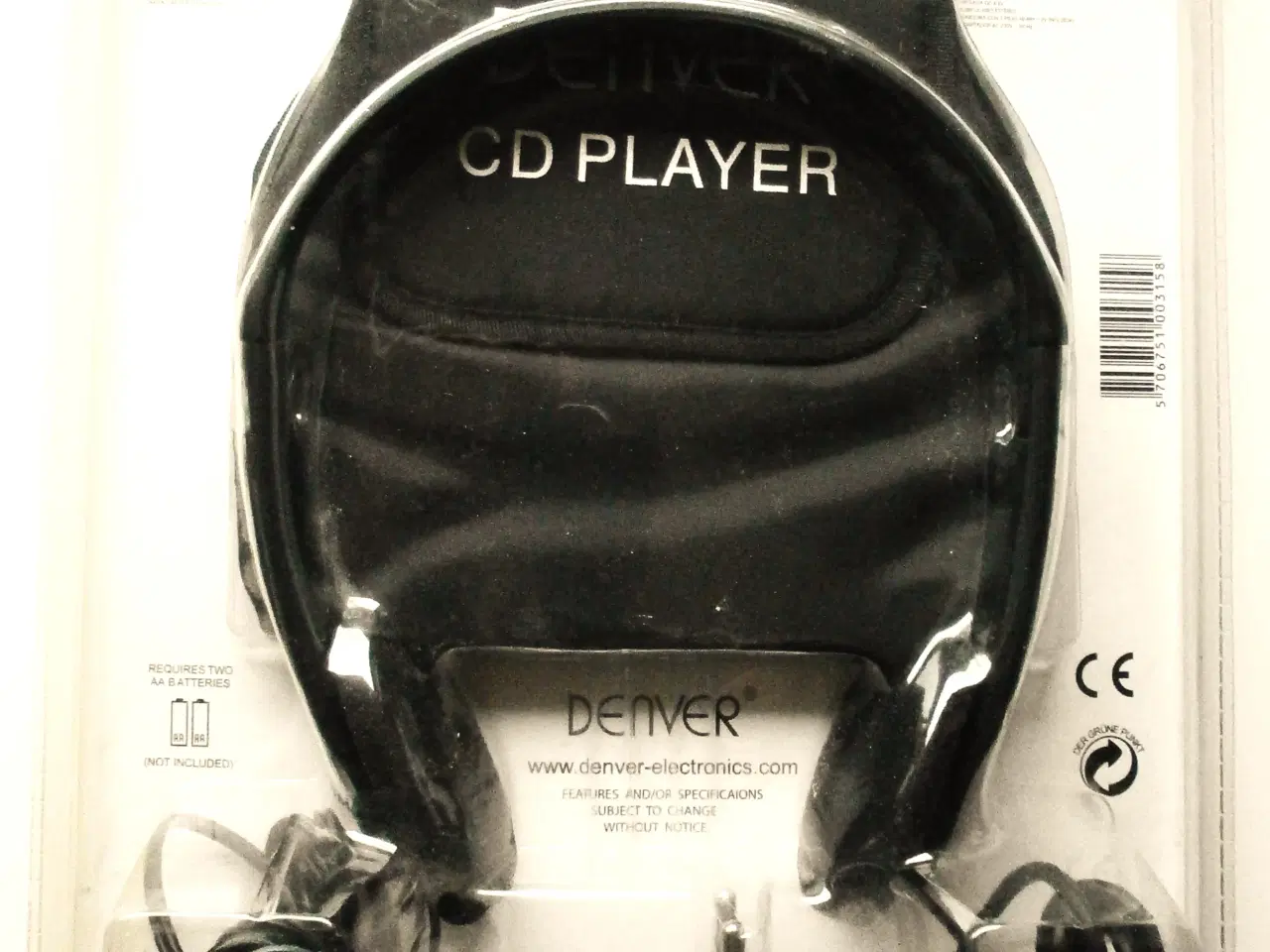 Billede 1 - DENVER Bærbar mp3/cd/cd-rw afspiller -Perfekt Gave