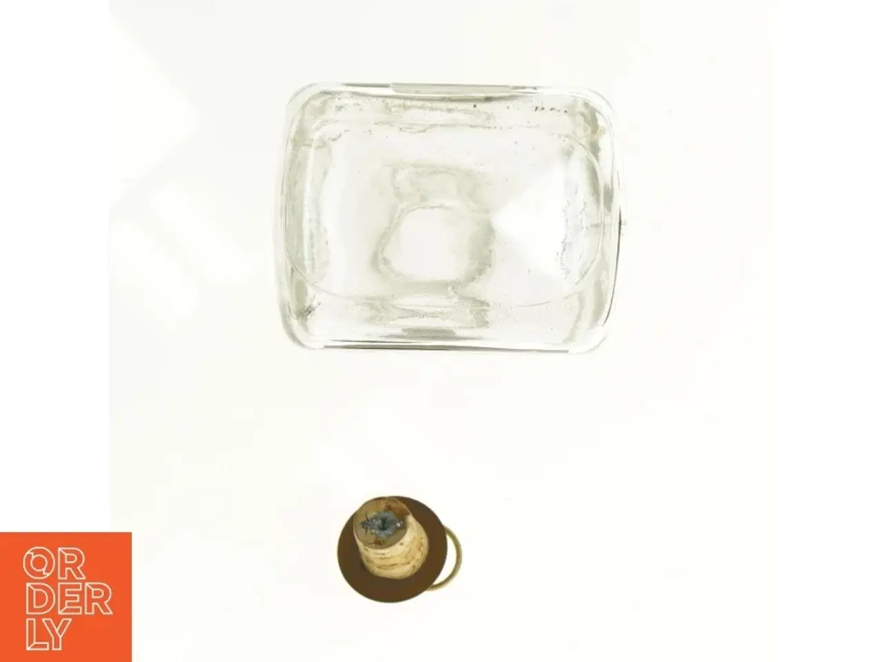 Billede 6 - Karaffel til julesnaps fra Holmegaard (str. 19 x 9 cm)