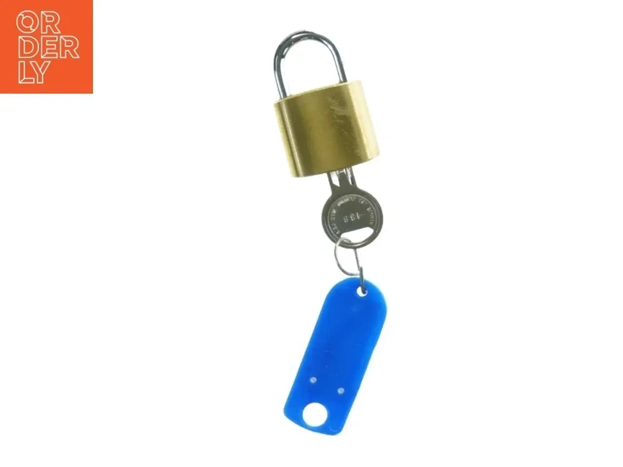 Billede 4 - Bærbar hængelås med nøgle fra Yale (str. 5 x, 3 cm)