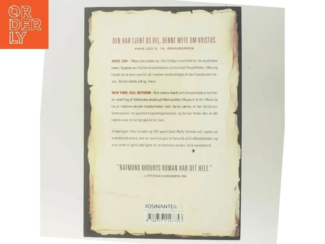 Billede 3 - Den sidste tempelridder af Raymond Khoury (Bog)