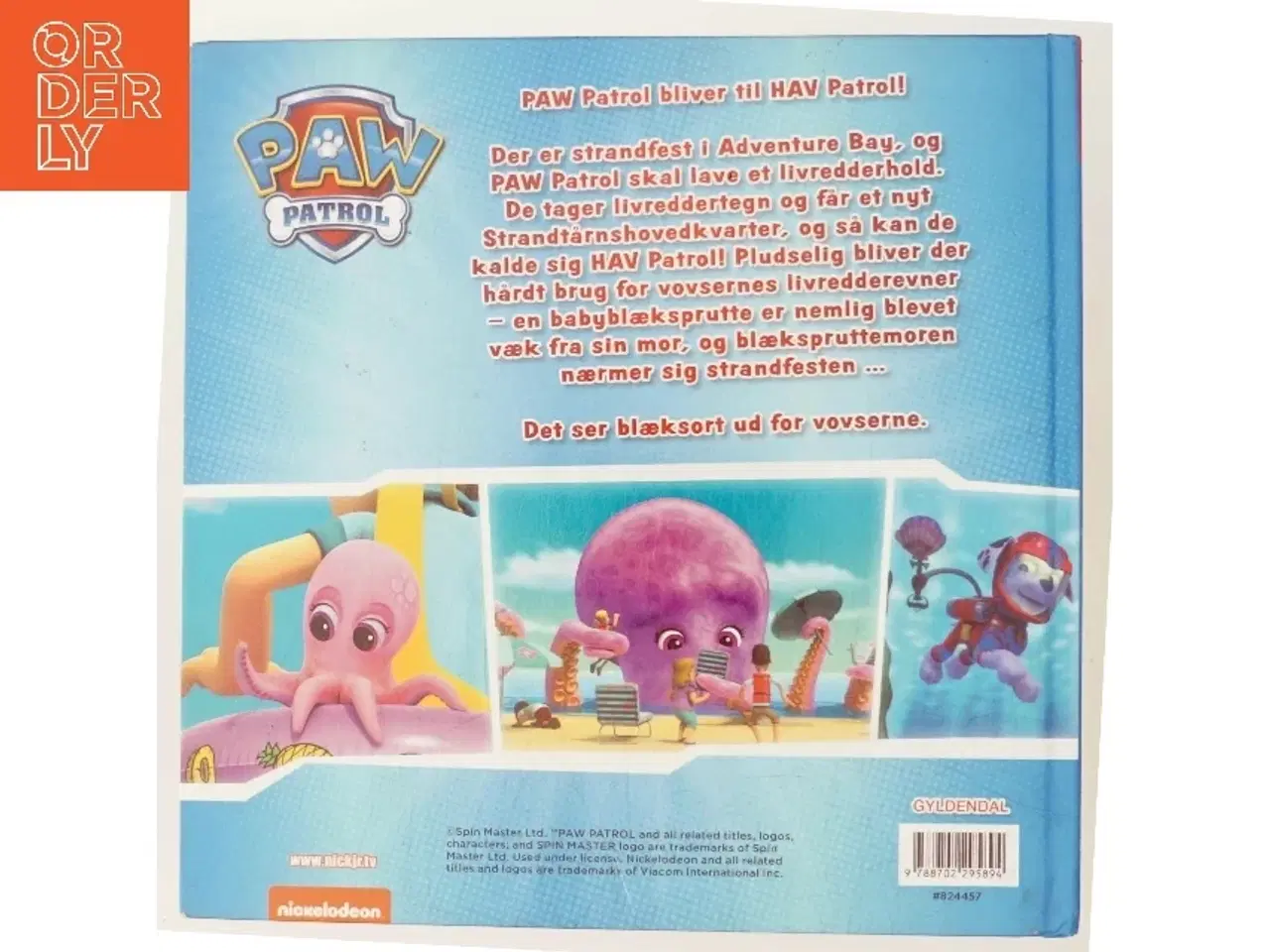 Billede 3 - PAW Patrol - Vovserne redder en babyblæksprutte af Nickelodeon (Bog)