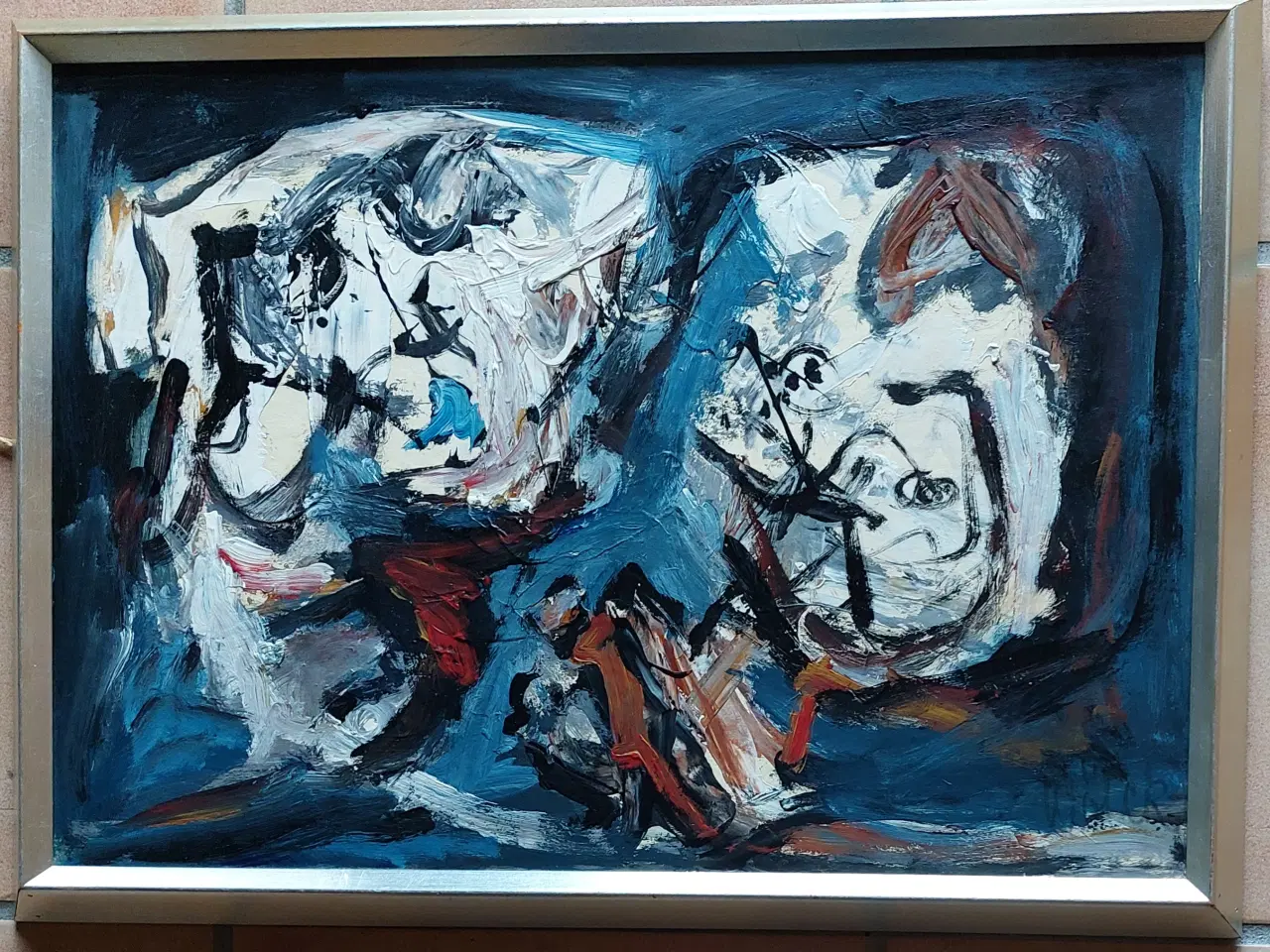 Billede 1 - PREBEN WØLCK - ( 1925 - 2000 ) - oliemaleri 