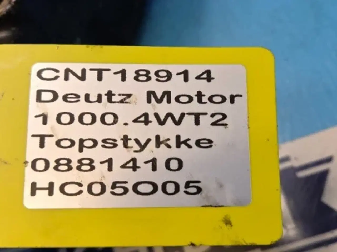 Billede 6 - Deutz 1000.4WT2 Topstykke 0881410
