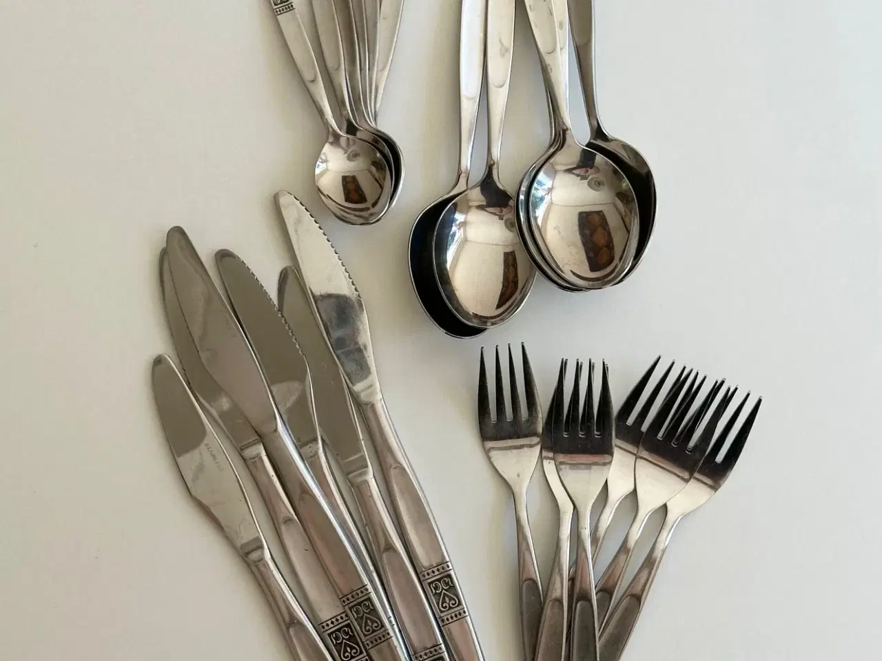 Billede 4 - Retro stålbestik, 6 personer