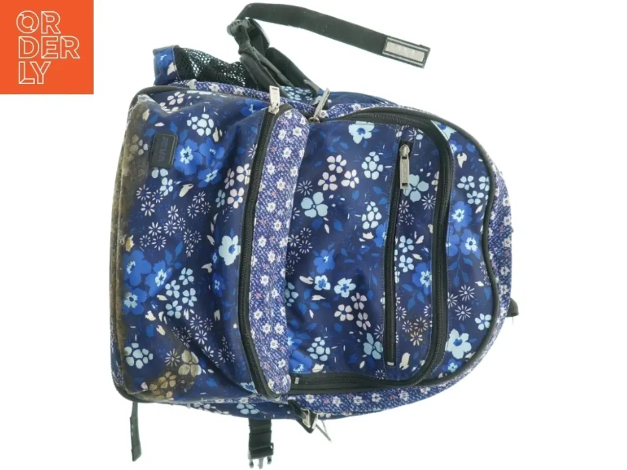 Billede 5 - Blomstermønstret rygsæk (str. 40 x 34 cm)