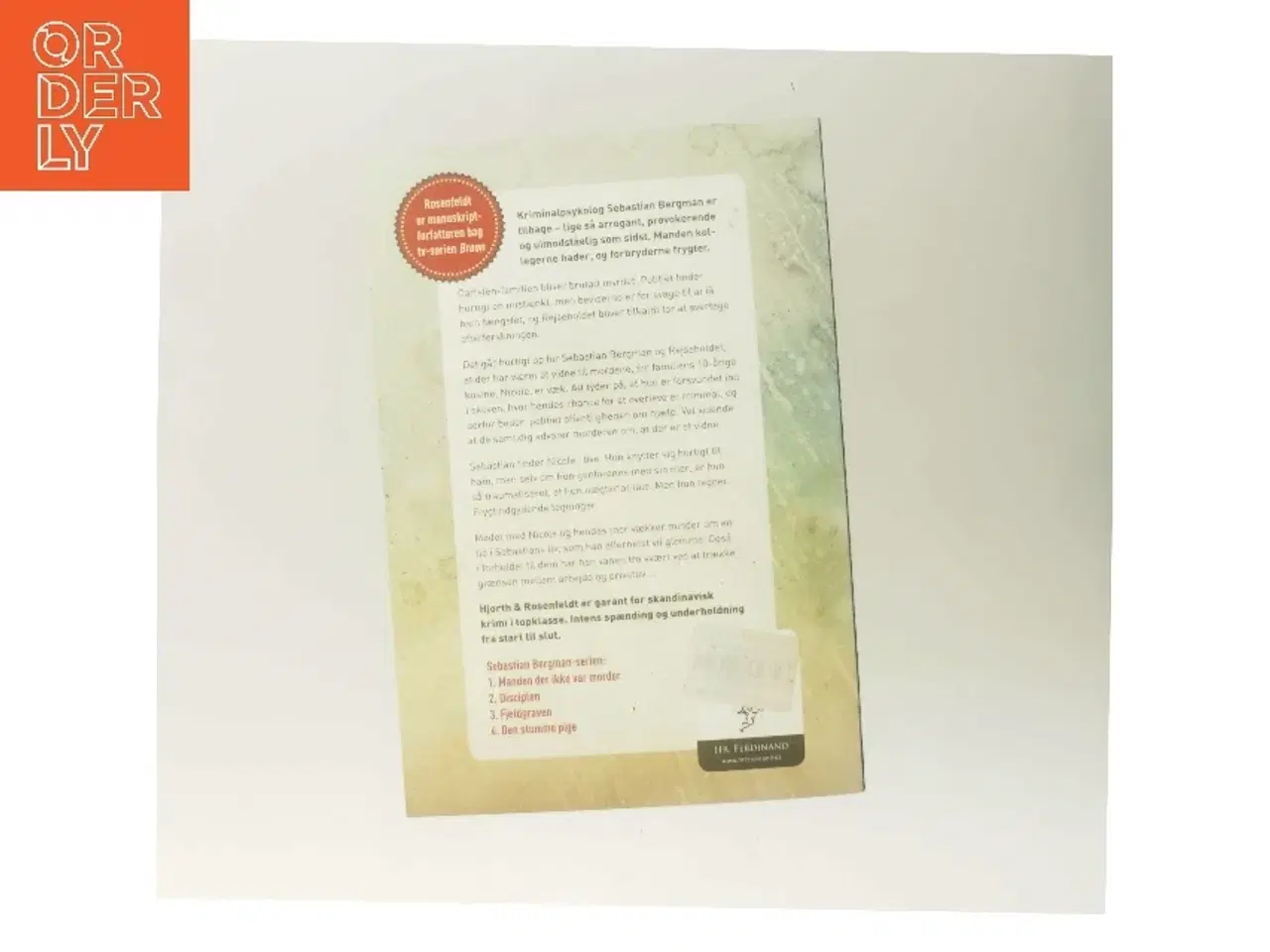 Billede 3 - Den stumme pige af Hjorth Rosenfeldt (Bog)