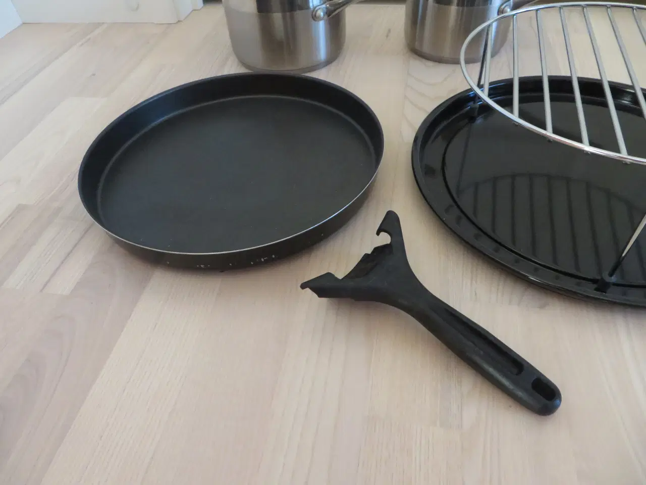 Billede 4 - Kasseroller Scanpan, pizzapande til mikroovn m.m