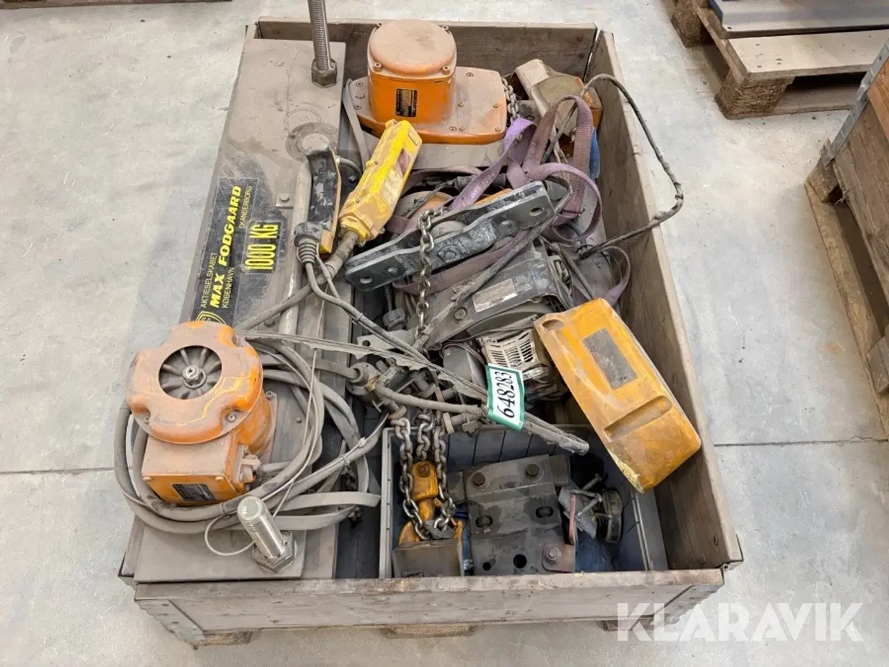 Billede 2 - Kædetalje med løbekat Kito 1 ton