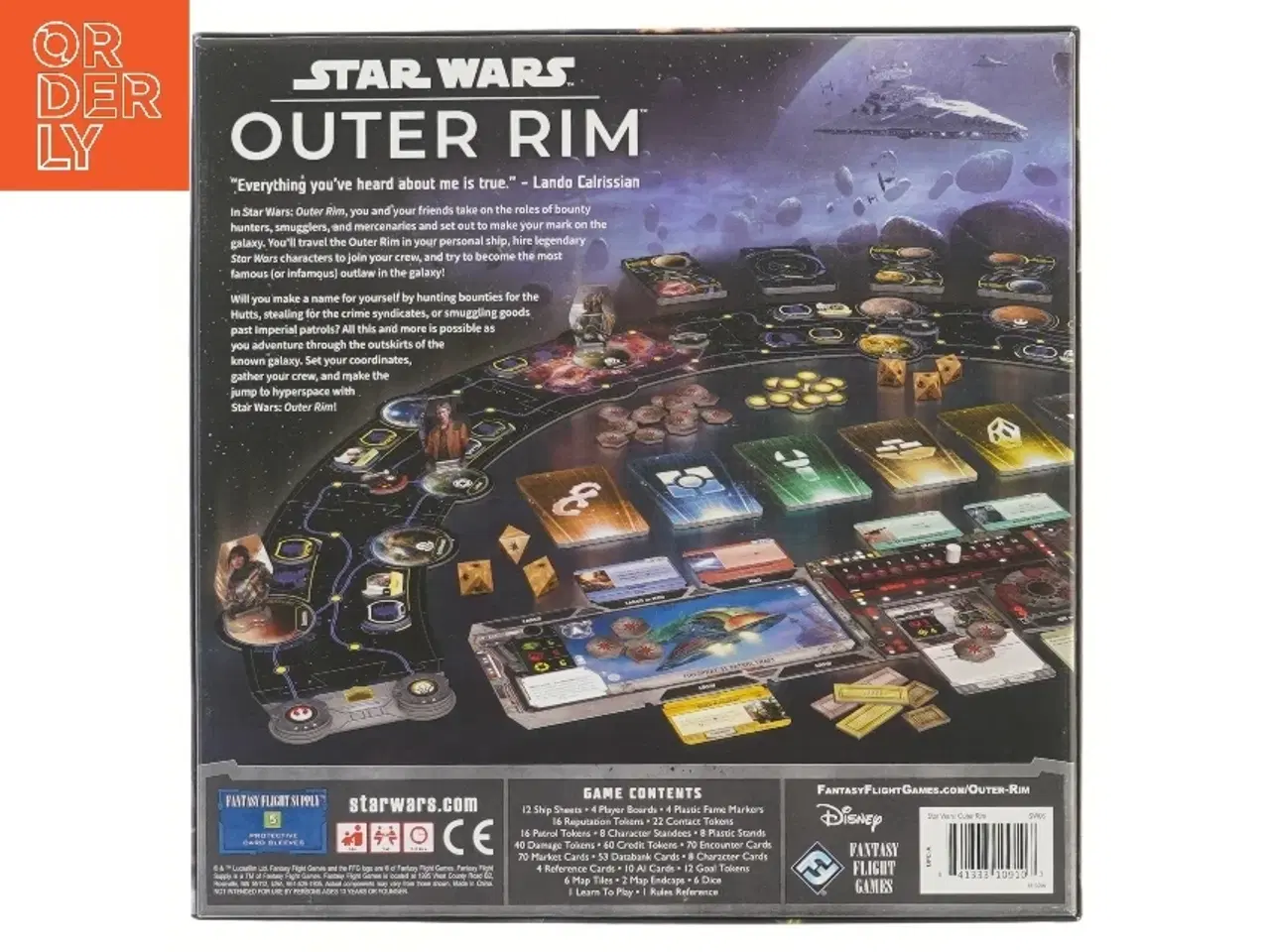 Billede 3 - Star Wars Outer Rim brætspil fra Disney (str. 30x30 cm)