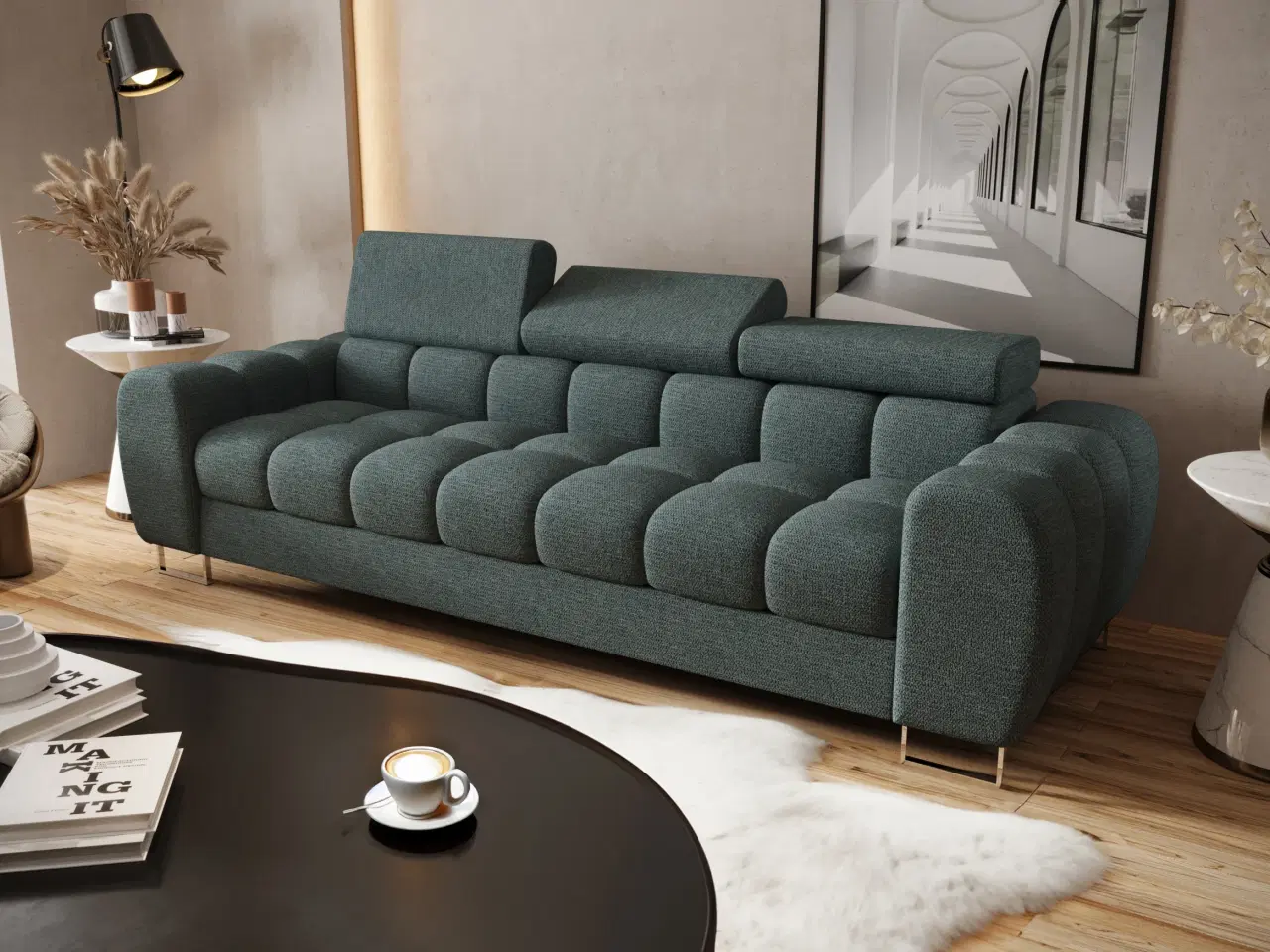 Billede 6 - ASPER III  3-personers SOFA 265 CM