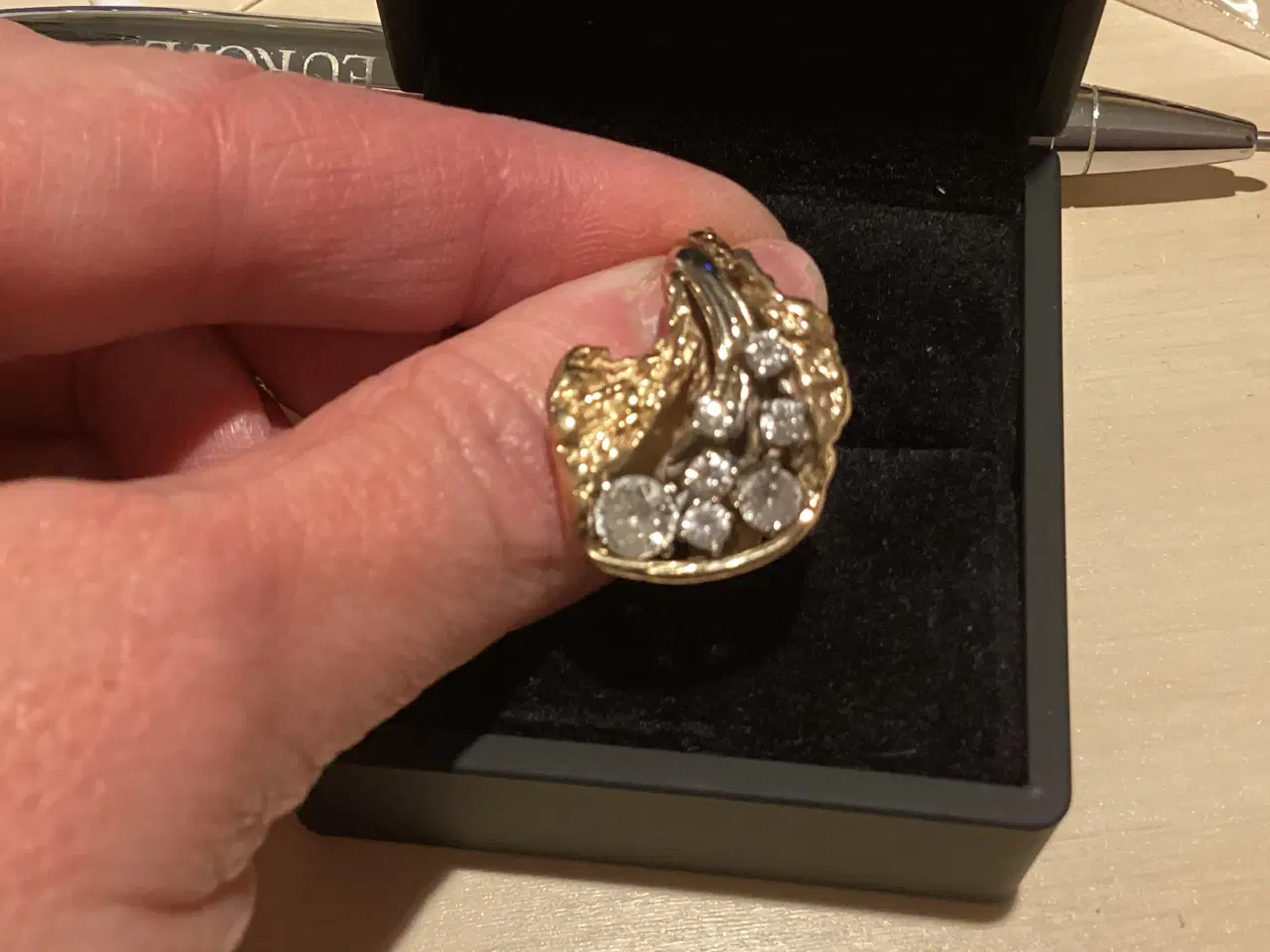 Billede 2 - Gold and diamond ring