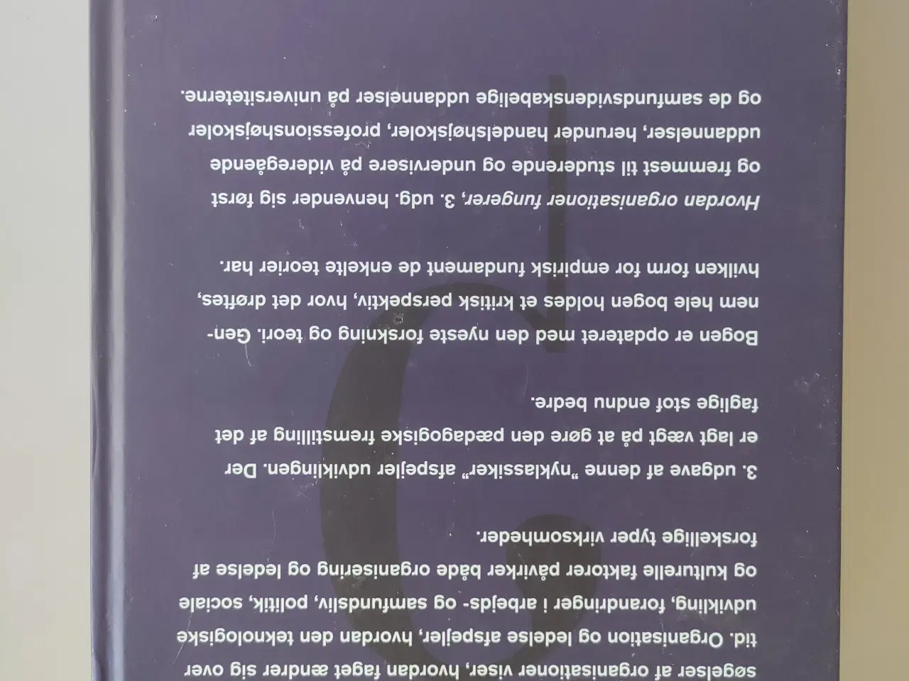 Billede 2 - Hvordan organisationer fungerer -Studiebog