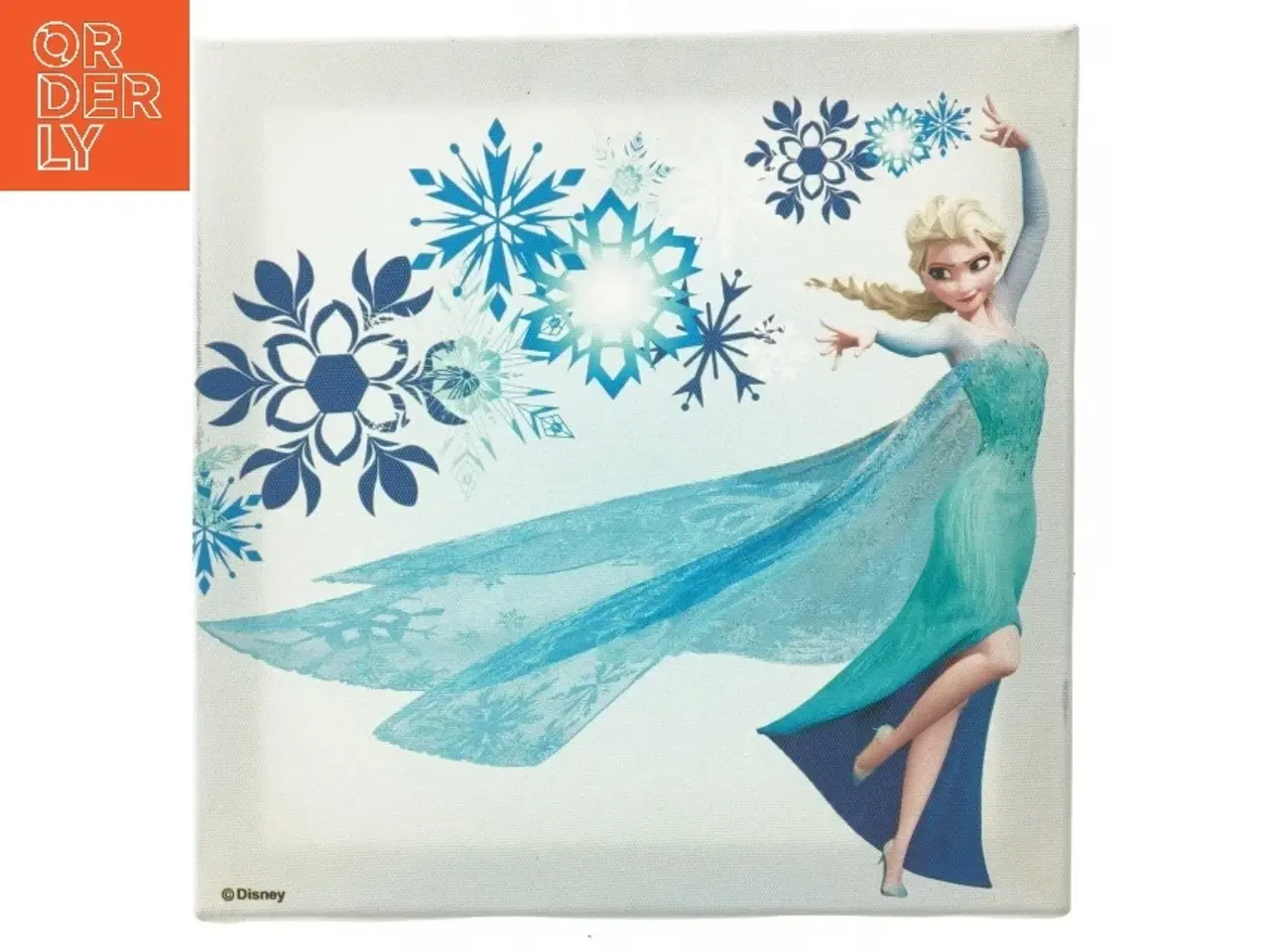 Billede 3 - 3 stk lærredsbilleder med frosttema, Elsa fra Disney (str. 20 x 20 cm)