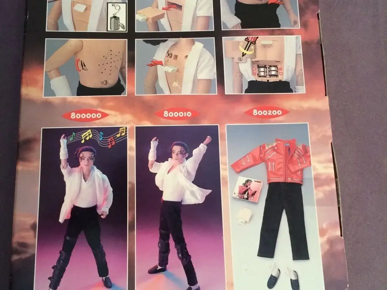 Billede 3 - SYNGENDE Michael Jackson dukke