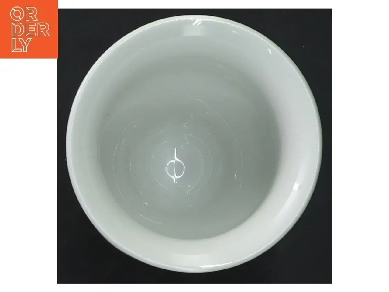 Billede 3 - Porcelænsæggebæger med rosenmotiv (str. 8,5x12 cm)