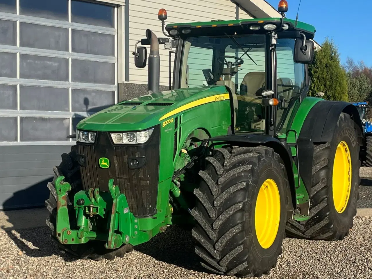 Billede 9 - John Deere 8370R Med frontlift og fuld servicehistorik