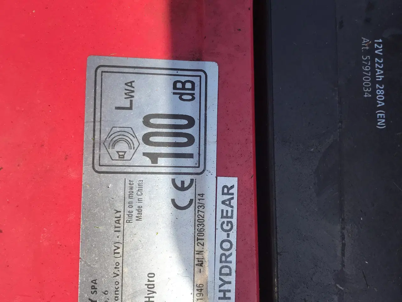 Billede 2 - 2016 år CastelGarden 16,5 hk