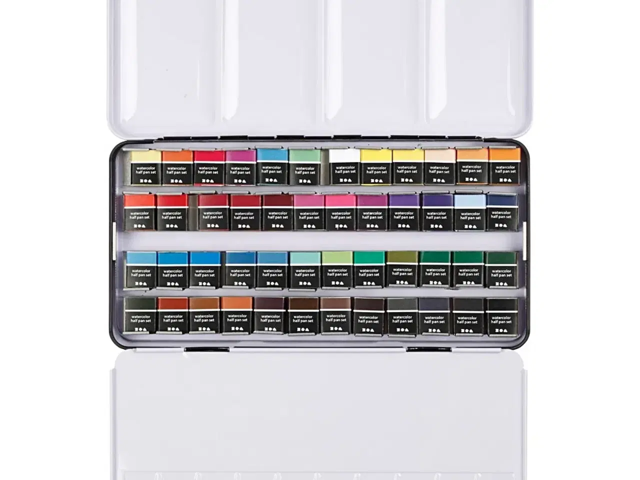 Billede 1 - Art Akvarelfarver ½-pan, 48 Standardfarver