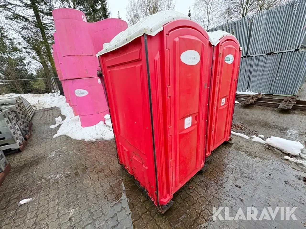 Billede 3 - Toiletkabiner med vask 2 styk