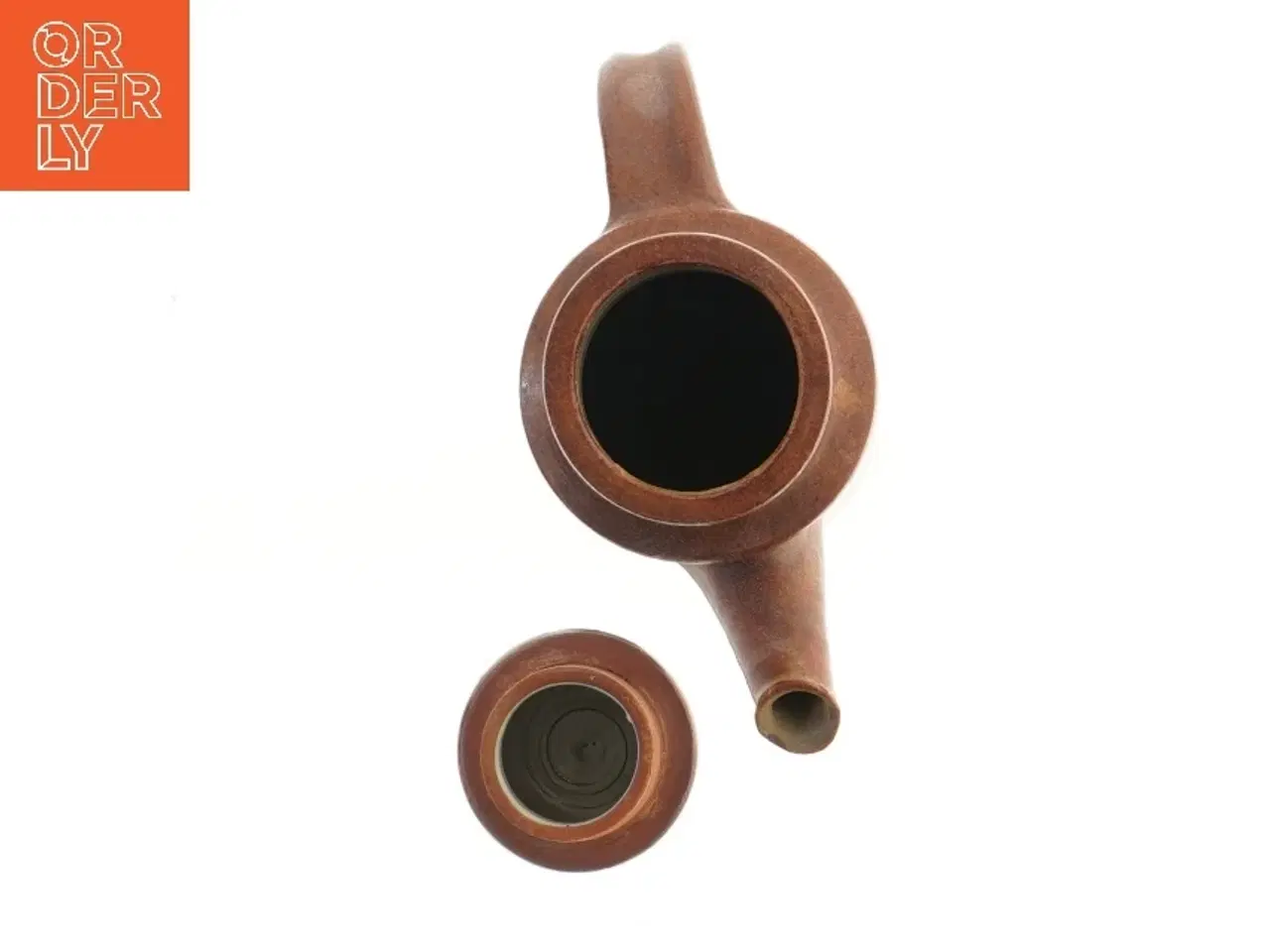 Billede 3 - Keramikkande med låg (str. Ø 8,5x30 cm)