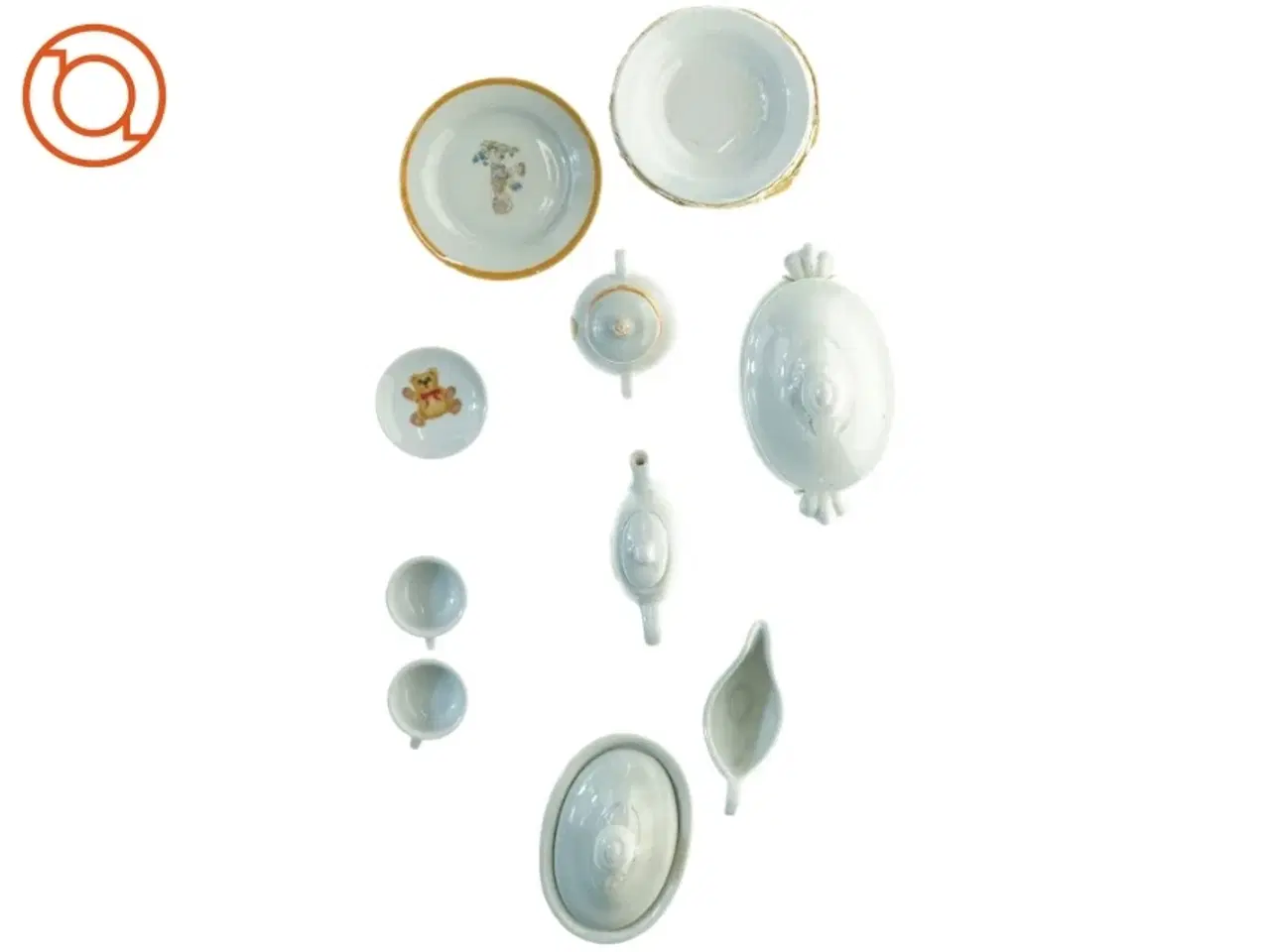 Billede 2 - Te stel til dukker (str. 14 x 11 cm)