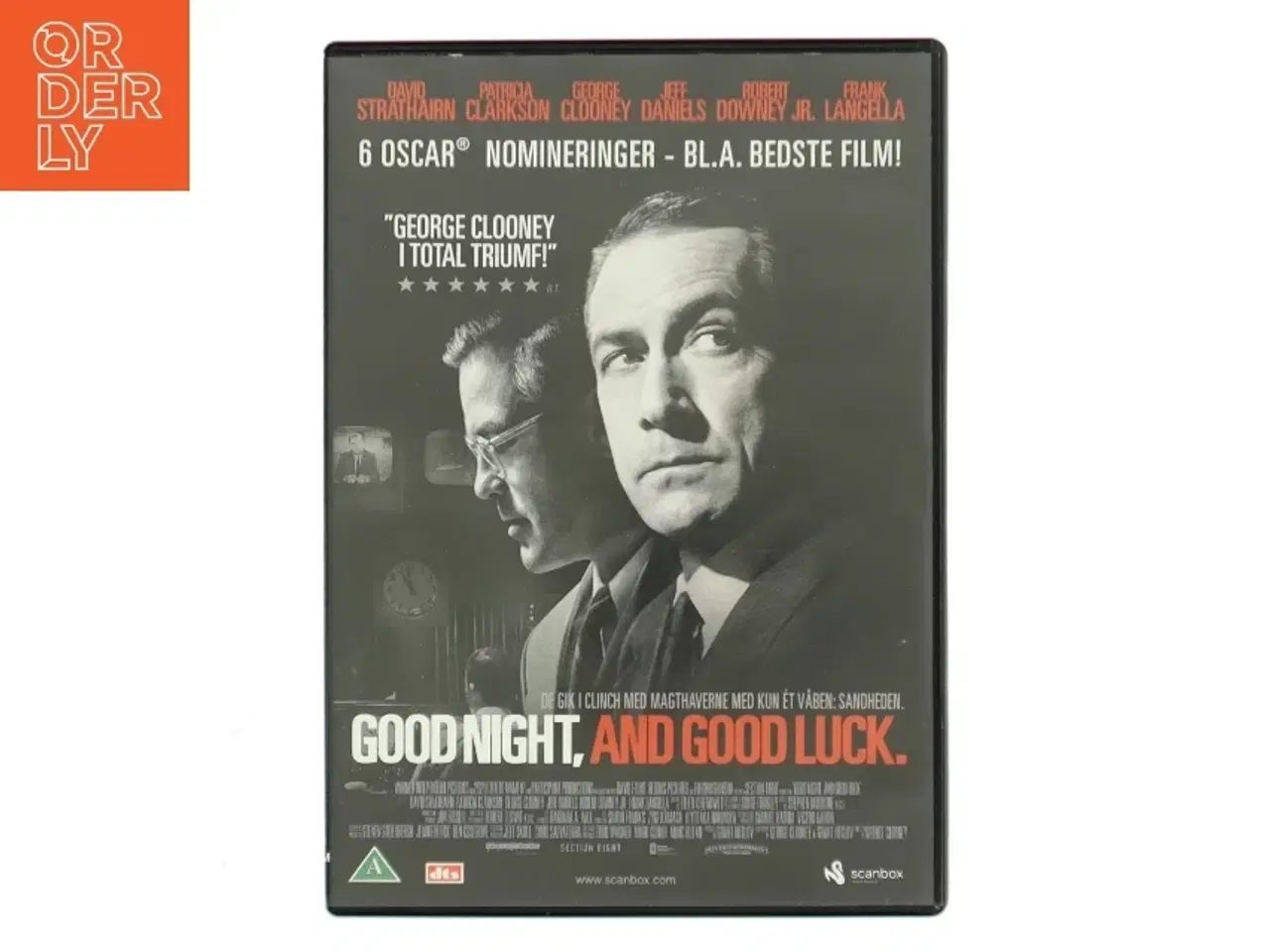 Billede 1 - Goodnight and Good Luck med David Strathairn (DVD)