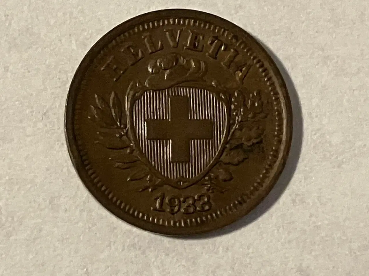 Billede 1 - 1 Rappen Switzerland 1933