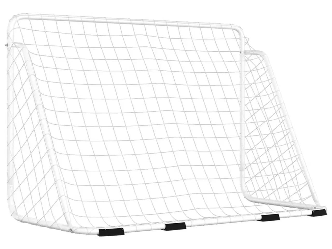 Billede 5 - Fodboldmål med net 180x90x120 cm stål hvid