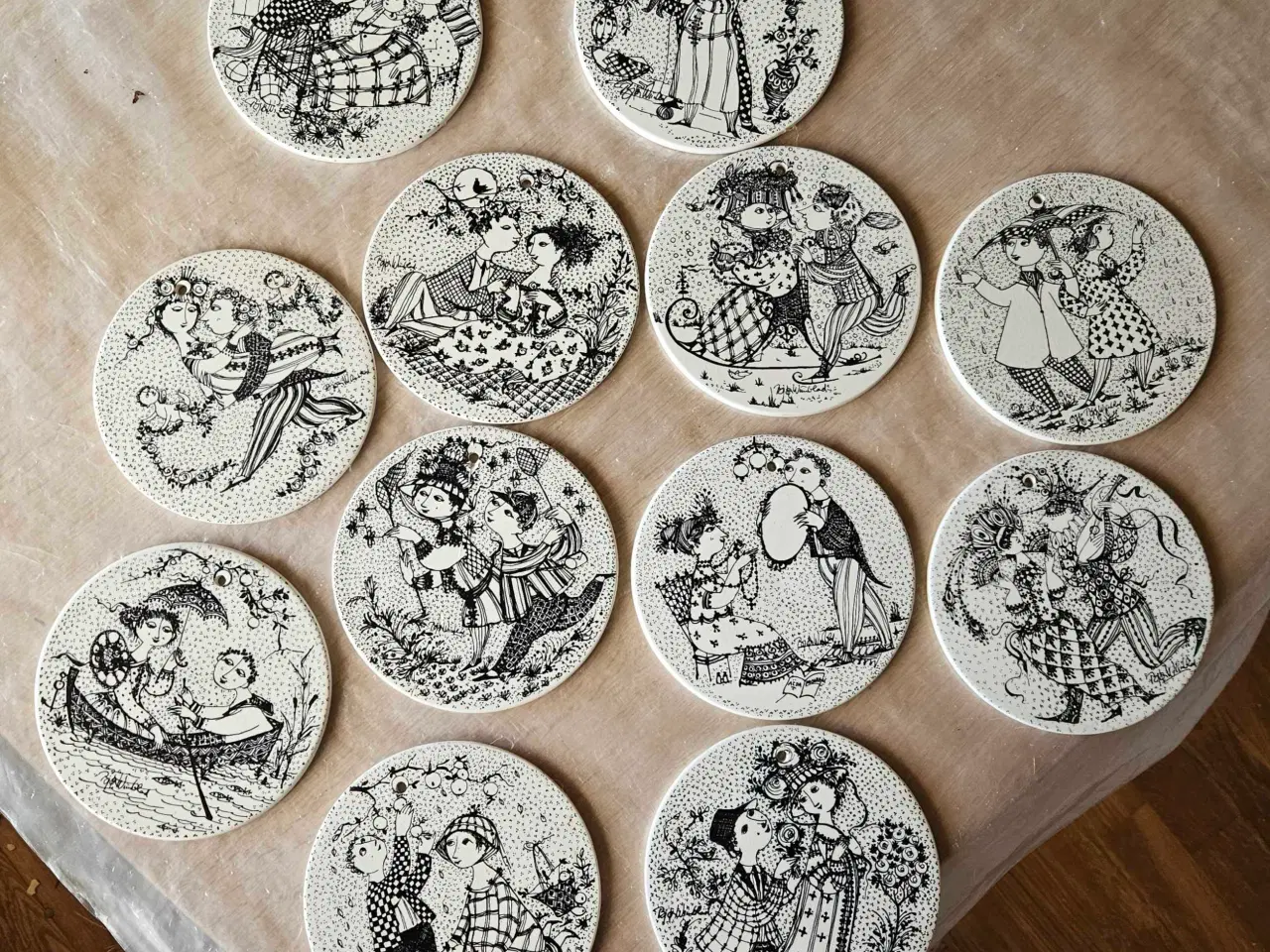 Billede 2 - Bjørn wiinblad måneds platter 