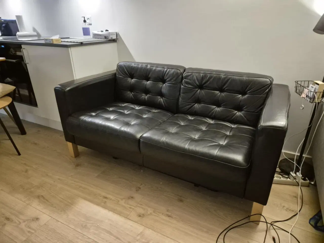 Billede 2 - Ikea Landskrona lædersofa