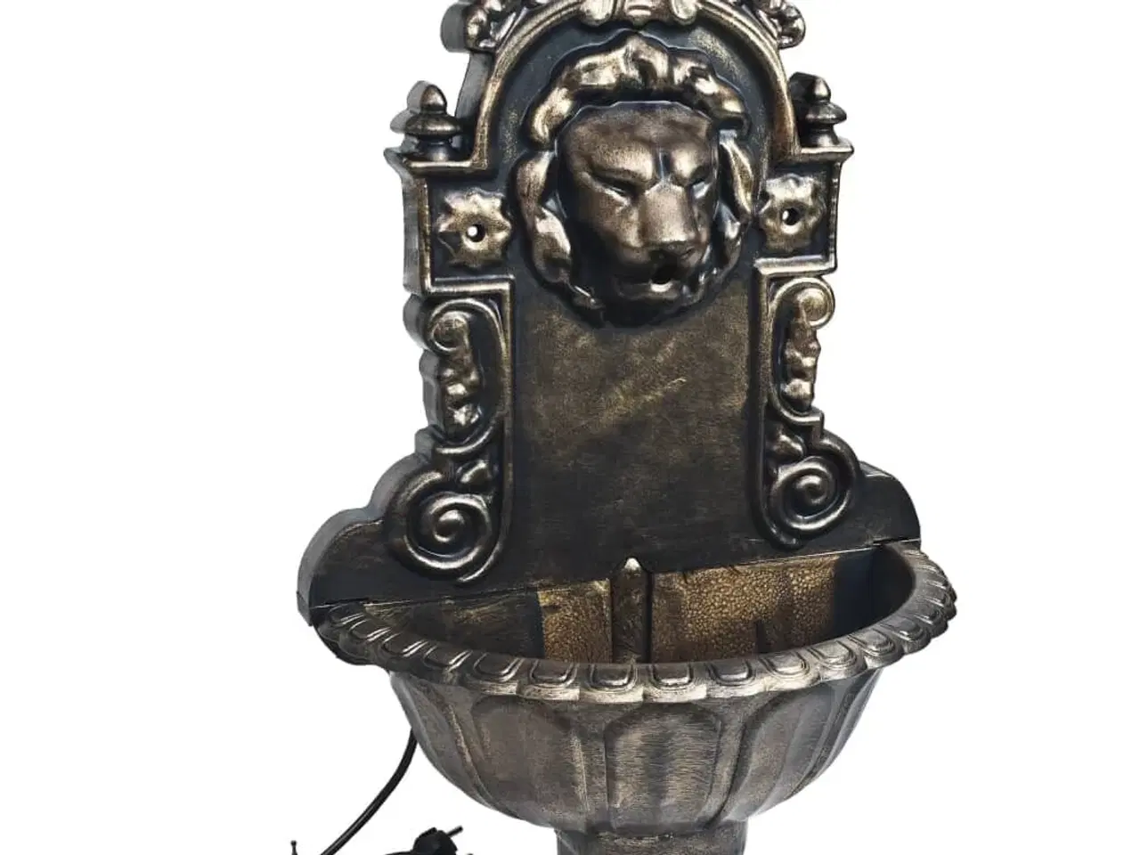 Billede 6 - Vægfontæne løvehoved bronzefarvet