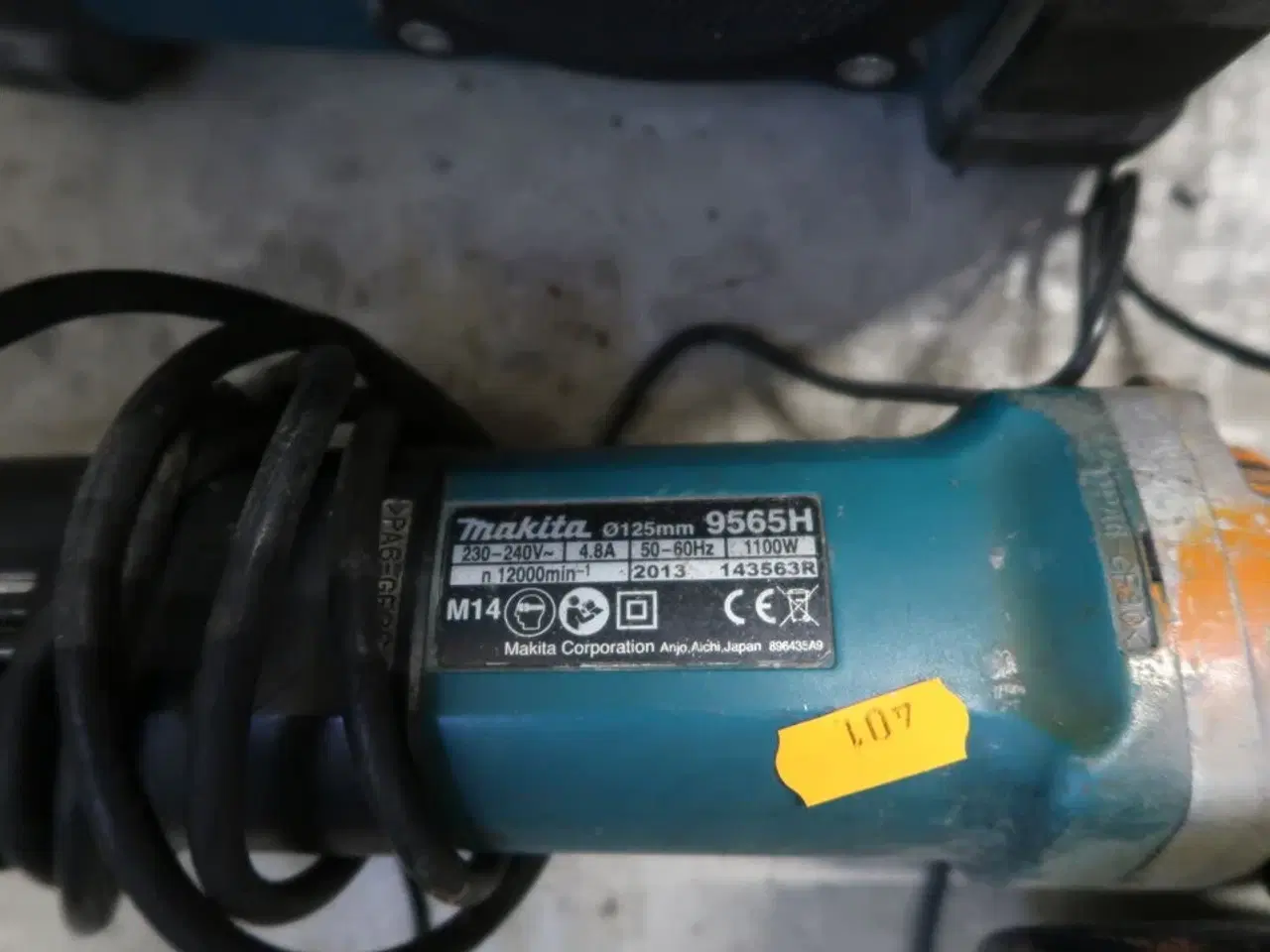 Billede 3 - Arbejdsradio MAKITA DMR107 samt vinkelsliber MAKITA 9565H