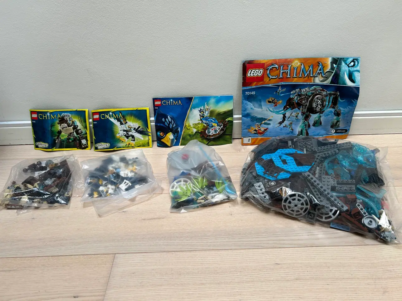 Billede 3 - LEGO - Legends of CHIMA (7 sæt) 70145, 70146 mv