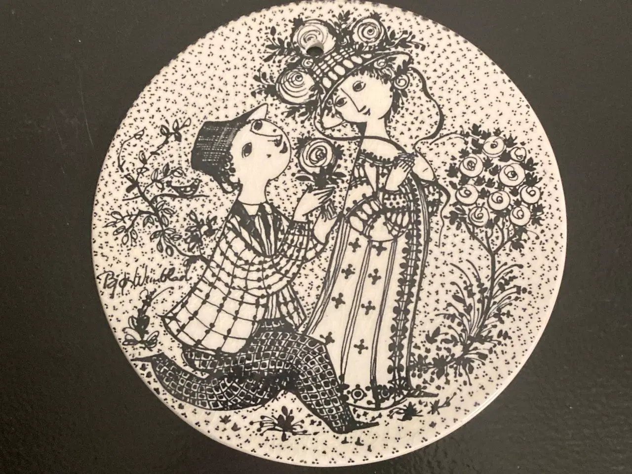 Billede 1 - Bjørn Wiinblad månedsplatter, 4 stk