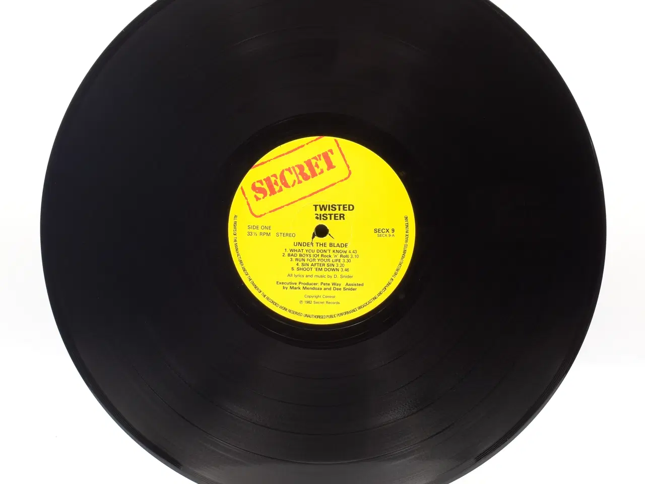 Billede 3 - Twisted Sister - Under The Blade - UK 1982 - EX/EX